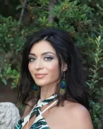 Xειροποίητα κρεμαστά σκουλαρίκια Peacock - Image 2
